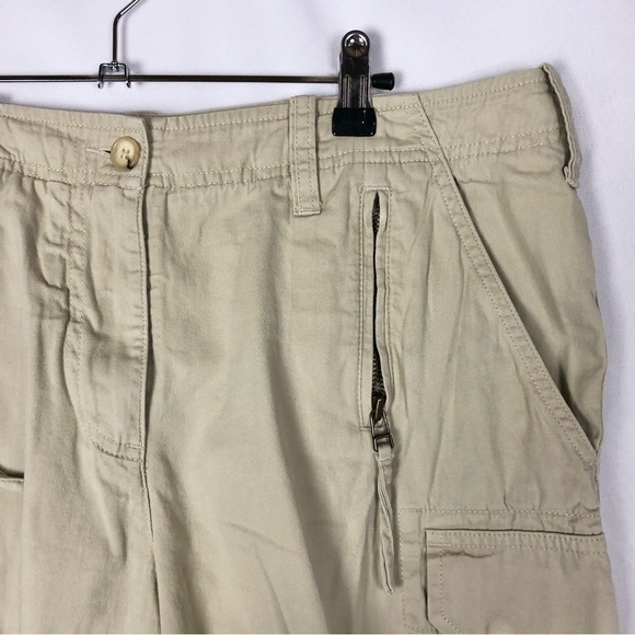 Michael Michael Kors Light Khaki Cargo Bermuda Shorts 12 - Picture 3 of 5